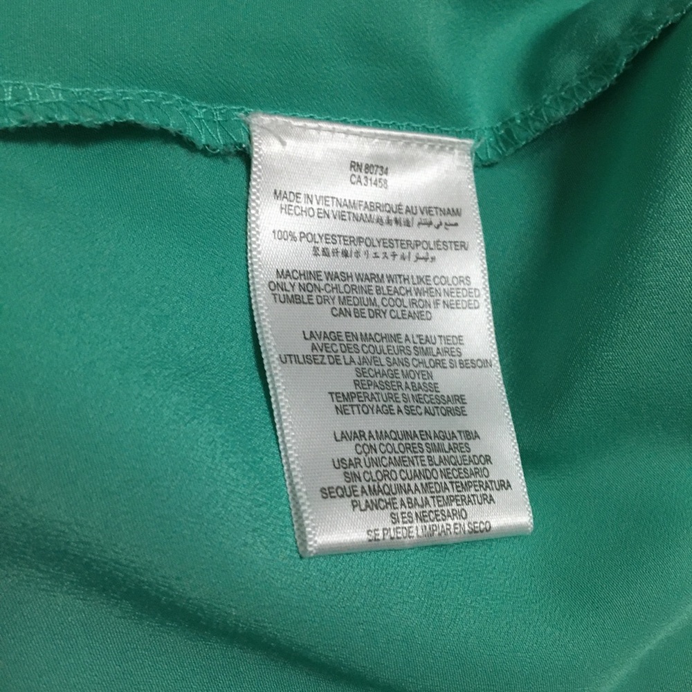 Bcbgeneration High Low Mint Green Sleeveless Top - image 5